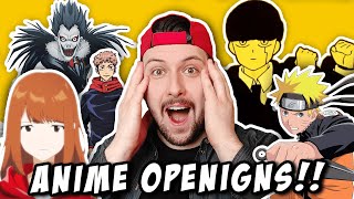 Music Producer Reacts to Anime Openings for THE FIRST TIME 4 [upl. by Llen]