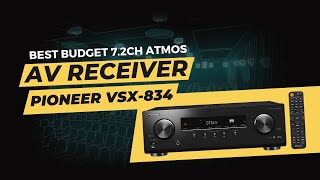 Pioneer VSX834 AVR Review and Price in India  Best Budget Atmos AV Receivers in 2022  vs Onkyo [upl. by Joell]