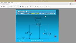 FluidSIM ile HidrolidPnömatik Devre Çizimi Örnekli Anlatım [upl. by Eleinad]