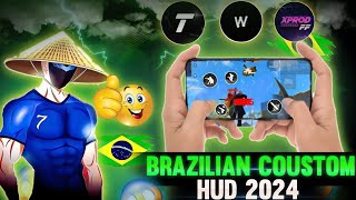 BRAZILIAN SECRET CUSTOM HUD  🇧🇷  FASTEST 3 FINGER HUD  3 FINGER SUPER MOVEMENT CUSTOM HUD 🗿☠️ [upl. by Taro]