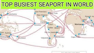 Top 50 busiest seaports in the world  biggest ports sea ports [upl. by Lael]