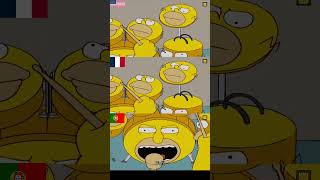 😂The Simpsons Doh in Different Languages thesimpsons shorts [upl. by Schoof716]