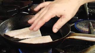 How to Cook Pan Fried Sea Bass Fillet with Tomato and Crab Risotto [upl. by Angie]