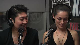 Brian Tee of Jurassic Park amp Mirelly Taylor on LIVE with Aaron amp Kelly [upl. by Ehudd]