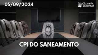 Comissão Parlamentar de Inquérito  CPI do Saneamento  05092024 [upl. by Anaele]