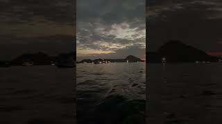 Sailing at sunrise in the sea of ​​Komodo National Park padarisland indonesia vlog [upl. by Rizan]