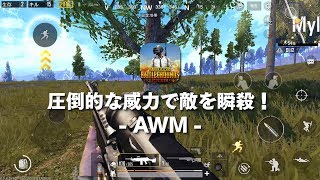 PUBG攻略 ｜ AWM（スナイパーライフル）紹介！ [upl. by Devon]