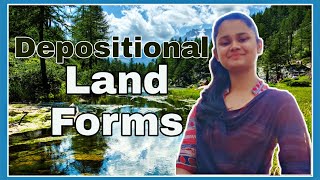 Depositional Land forms in Hindi  depositional land forms [upl. by Dobson]