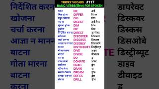 Basic verbsक्रिया for spoken shorts ewdS117 [upl. by Aciamaj804]