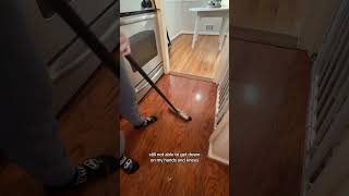 Scrubbing my floors cleaningvideos cleantok satisfying cleaningmotivation mopping floorscrub [upl. by Nevarc522]