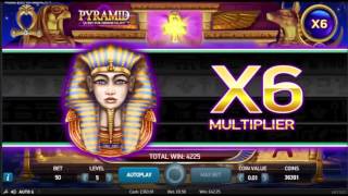 Pyramid Slot Super Big Win  NetEnt [upl. by Marx]