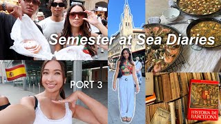 BARCELONA VLOG SEMESTER AT SEA DIARIES [upl. by Concettina688]