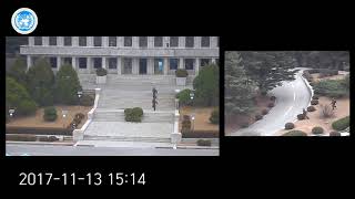 Dramatic video shows escape shooting of North Korean defector [upl. by Sinclair]