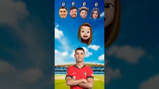 Ronaldo vs mr beast vs ishow speed vs Celine ⚽😈  Ronaldo asking short [upl. by Ahsenra532]