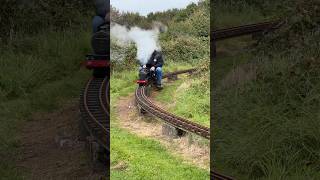 Miniature Train runs out of Steam 🚂💨 miniaturerailway modelengineering modelengineer [upl. by Wurtz894]