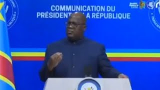 SPÉCIAL BRIEFING FELIX TSHISEKEDI EN DIRECT [upl. by Aillimac]