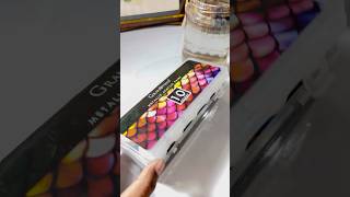 Painting with glitter acrylicpainting resin shortvideo trending [upl. by Atiekan]