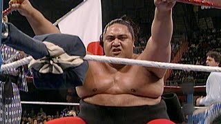 Yokozuna shocks the WWE Universe and his fellow Superstars with his athleticism [upl. by Nolyarg899]