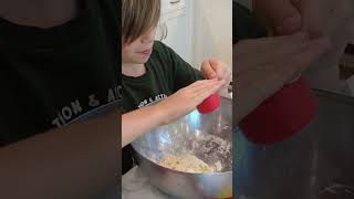 Blueberry cobbler baking kidchef food [upl. by Tri816]