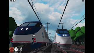 Acela Express vs HHP8 Acela Regional [upl. by Nasia]