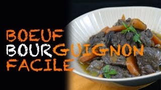 Boeuf bourguignon facile [upl. by Niletac]