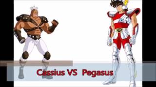 Cavalieri dello zodiaco  Saint Seiya 1vs1  Cassius VS Pegasus Seiya  ITA [upl. by Nnaacissej]