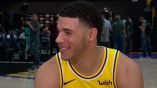 Lonzo Ball Full Interview  2018 NBA Lakers Media Day Press Conference [upl. by Akienat468]