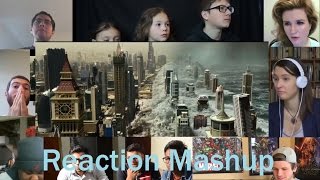 Geostorm Trailer 1 REACTION MASHUP [upl. by Eiuqnom]