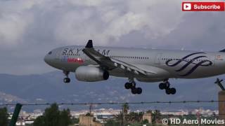 ECLNH Air Europa Airbus A330243 Skyteam cs Landing PMI FULL HD [upl. by Keavy943]