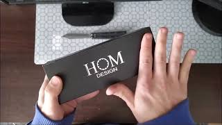 HOM Design G10 BasiliskR ASMR Unboxing Butterfly knife ASMR [upl. by Flan375]