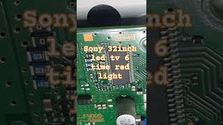 sony led tv 32 inch 6time red light experiment ledtvrepair sonytv sony ledtvrepairing ledtv [upl. by Lardner684]