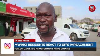 quotHaraka ilikuwa ya niniquot  a section of Mwingi residents react to DP Gachaguas impeachment [upl. by Lundin]