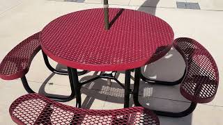 CommercialGrade Round Picnic Tables [upl. by Selry]