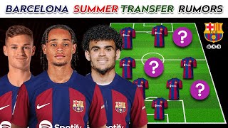 🚨 Barcelona Transfer News  Summer Confirmed Transfers amp Rumors 😱🔥 Luis Diaz  Update March 2024 [upl. by Alrac]