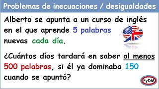 Problema de Desigualdades Lineales Inecuaciones [upl. by Franci668]