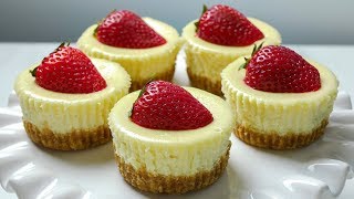 Easy Mini Cheesecakes [upl. by Krawczyk]