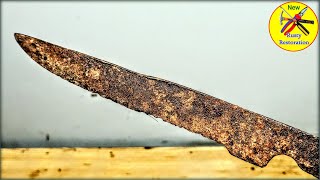 Antique Rustiest Knife  Restoration [upl. by Dorlisa]