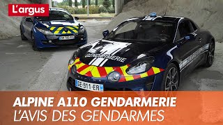 Les Alpine A110 Gendarmerie de lERI de Valence 26 [upl. by Ambrosius]