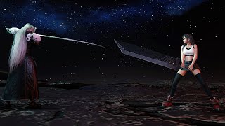 Tifa vs Sephiroth at the edge of creation 4K 60FPS [upl. by Deckert740]