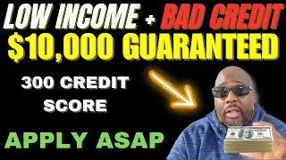 10000 Cash Guaranteed Loan Approval For Low Income Bad Credit  Best No Hard Pull Guaranteed Loans [upl. by Okimat922]