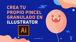 Tutorial  Cómo Crear Tu Propio Pincel Granulado en Illustrator [upl. by Yruoc]