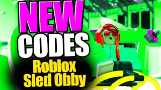 Sled Obby CODES  ROBLOX 2023 [upl. by Monah]