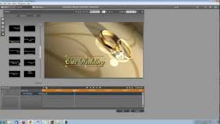 Pinnacle Studio 15 Tutorial How to Make a Wedding Video Title with Sparks [upl. by Yeldar397]