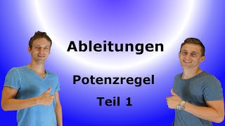 Ableitungen  Potenzregel Teil 1 mit AufgabenLösung [upl. by Eatnoed]