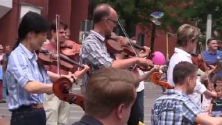 Theater Münster Flashmob des Sinfonieorchesters Münster 2018 [upl. by Agnesse302]