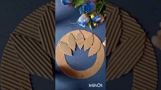 Wall hanging craft cardboard craft home decor ideas youtubeshorts shorts ashortaday [upl. by Nehcterg150]