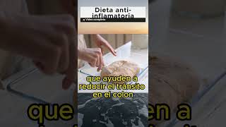 Dieta antiinflamatoria nutricion salud shorts [upl. by Fayre]