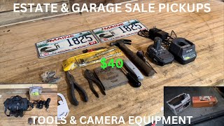 Estate Sale  Garage Sale Tool Haul  Episode 9 October 12th 2024 [upl. by Afas]