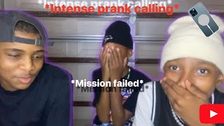 INTENSE PRANK CALLING THINGS GOT HEATED🔥 😬 MUST WATCH [upl. by Lomasi390]