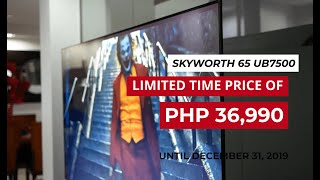 Skyworth 65UB7500 65inch 4K Google TV Review  Affordable Borderless Experience [upl. by Archie]